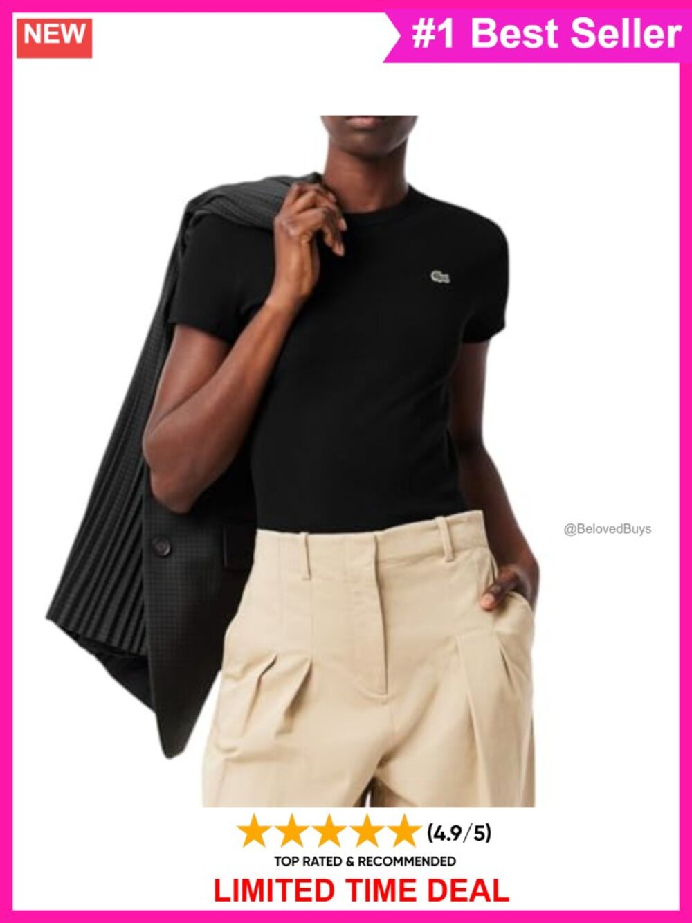 Slim Fit Ribbed Organic Cotton Crew Neck Short Sleeve T-Shirt